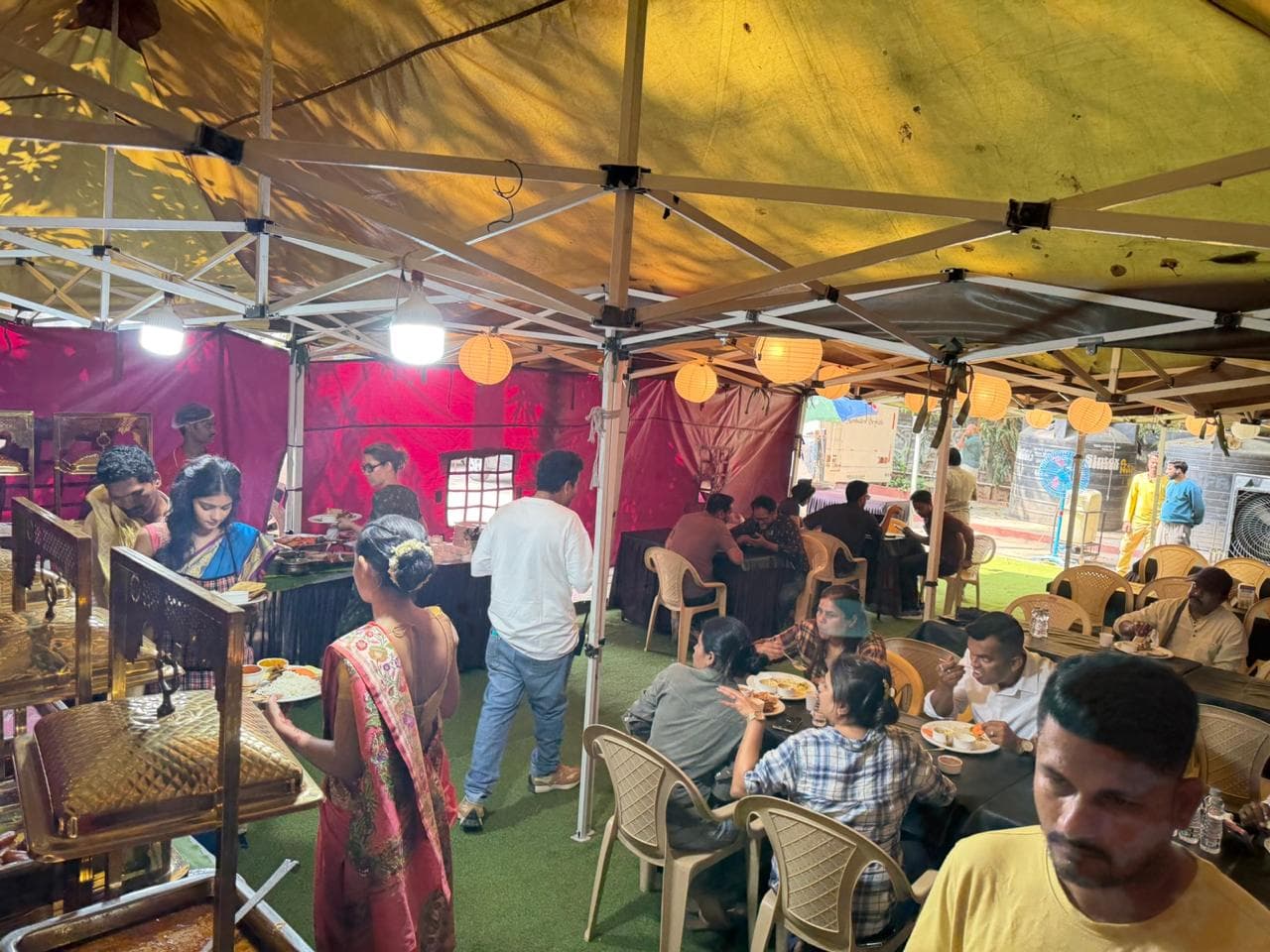 Crew Dining in Action